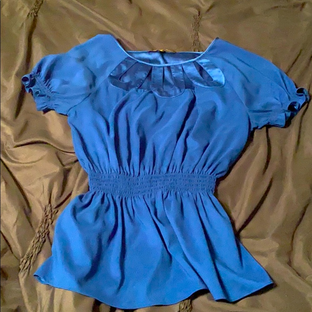 GIANNI BINI cinch waist top